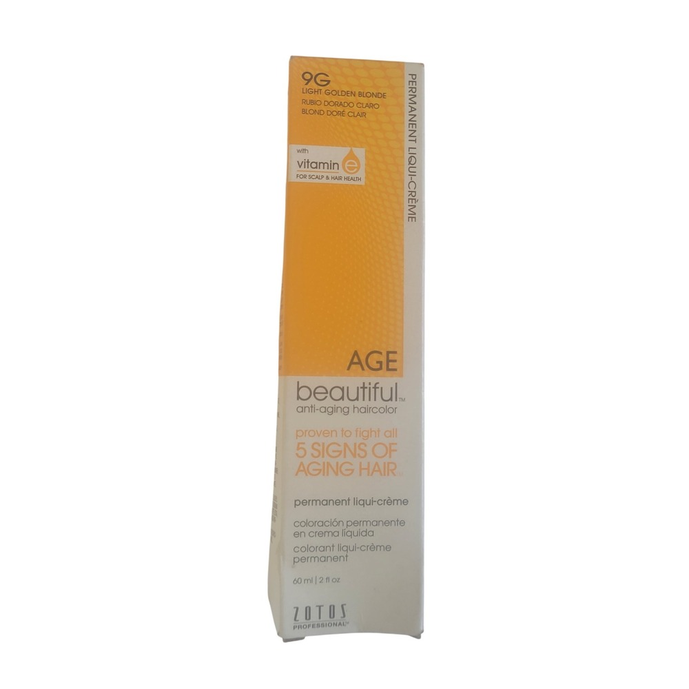 Zotos AGE beautiful 9G Light Golden Blonde Permanent Haircolor‎ 2oz